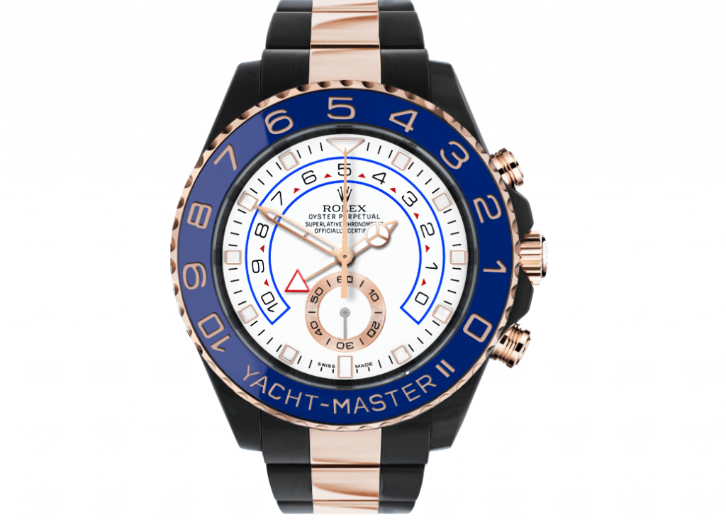 Limited Edition Rolex Fake Yacht-Master II 116680 Black Venom