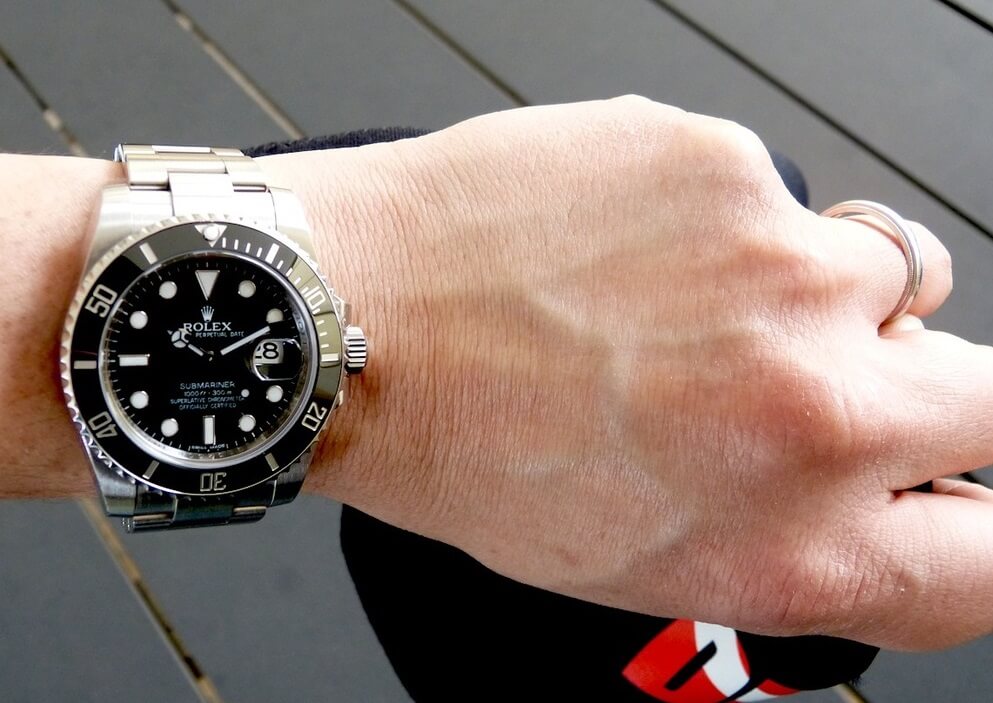 Black Fake Rolex Submariner Date 